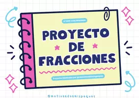 Vista previa - Hojas de trabajo - FRACCIONES MANIPULATIVAS Y EJERCICIOS - Portada