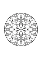Vorschau - Arbeitsblätter - Ausmalbilder Mandala ideal für Vertretungen - Seite 1