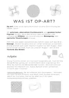 Vorschau - Arbeitsblätter - "OP-ART & Kontraste" - Illusionen durch geometrische Muster - Seite 1
