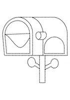 Vorschau - Arbeitsblätter - Prickelbilder / Fensterbilder Thema Briefkästen - Grundschule - Bastelvorlagen - Seite 3