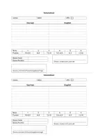 Vorschau - Test - Vokabeltest Vorlage ( PDF & Word + Lernervorlage) - Seite 3