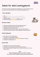 Vorschau - Merkblätter - 1 Ideenblatt Lesetagebuch + 5 Seiten Kreativelemente - Seite 2