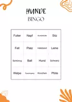 Vorschau - Spiele - Haustiere Bingo Grundschule: Tiere Sachunterricht Lernspiel - Seite 1