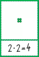 Vorschau - Merkblätter - Quadratzahlen bis 10 Merkplakat - Seite 3