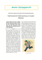 Vorschau - Arbeitsblätter - W-Fragen in einem Zeitungsbericht - Seite 1