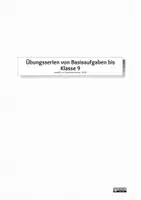 Vorschau - Aufgabenkarten - Basisaufgabensammlung Mathematik Klasse 9 - Deckblatt