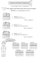 Vorschau - Merkblätter - Anleitung schriftliche Multiplikation einstelliger Faktor - Seite 1