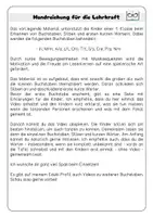 Vorschau - Videos - Blitzlesen I Klasse 1 I animierte Präsentation (7) I Grundschrift - Seite 1