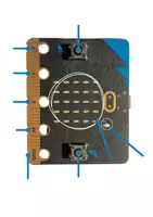 Vorschau - Präsentationen/Tafelbilder - Microbit - Aufbau - zuordnen - Tafelbild - Partnerarbeit - Seite 2