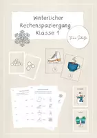 Vorschau - Arbeitsblätter - Winterlicher Rechenspaziergang, 1. Klasse - Deckblatt