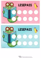 Vorschau - Fördermaterial/Inklusion - Lesepass Stempelkarte - Seite 3