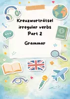 Vorschau - Arbeitsblätter - Crossword puzzle (irregular verbs 2) - Deckblatt