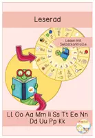 Vorschau - Stationenlernen - Leserad (Ll Oo Aa Mm Ii Ss Tt Ee Nn Dd Uu Pp Kk
)- Lola Themenheft 3 - Deckblatt