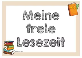 Vorschau - Bildkarten - Freie Lesezeit _Tafelmaterial zur Visualisierung von Leseangeboten (nach Beate Leßmann) - Seite 3