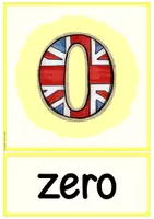 Vorschau - Bildkarten - "Numbers 0-20" - Bild- und Wortkarten - Seite 1