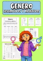 Vista previa - Unidades / Secuencias / Situaciones de Aprendizaje - Género- Sustantivos y adjetivos B1- ELE--Spanish grammar - Portada