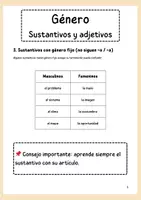 Vista previa - Unidades / Secuencias / Situaciones de Aprendizaje - Género- Sustantivos y adjetivos B1- ELE--Spanish grammar - página 3