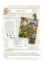 Vorschau - Unterrichtsreihen - Collagen mit Hase (Ostern) - Deckblatt