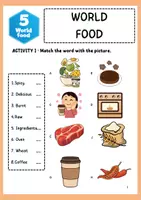 Vista previa - Unidades / Secuencias / Situaciones de Aprendizaje - Vocabulary- Unit 5 World food - 5 Primaria - página 3