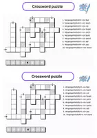 Vorschau - Arbeitsblätter - Crossword puzzle (irregular verbs) Part 3 - Seite 1