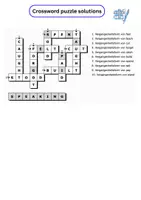 Vorschau - Arbeitsblätter - Crossword puzzle (irregular verbs) Part 3 - Seite 2