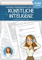 Vorschau - Arbeitsblätter - Künstliche Intelligenz Hörverstehensaufgabe zum TED Talk „Why AI is our ultimate test and greatest invitation“ - Deckblatt