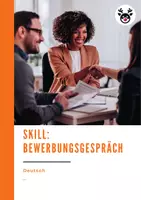 Vorschau - Arbeitsblätter - Skill Bewerbungsgespräch Dossier inkl Lösungen - Deutsch / Berufswahl - Deckblatt