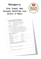 Vorschau - Arbeitsblätter - Übungen zu Die Insel der blauen Delfine von Scott O’Dell - Deckblatt