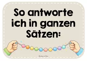 Vorschau - Fördermaterial/Inklusion - Satzstarter – so spreche ich in ganzen Sätzen - Seite 1