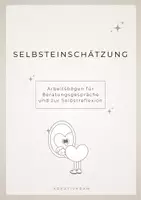 Vorschau - Arbeitsblätter - Beratungsgespräche: Arbeitsbögen zur Selbsteinschätzung - Deckblatt