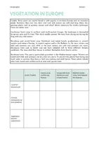 Vorschau - Arbeitsblätter - Vegetationszonen in Europa/ Vegetation zones in Europe - Seite 2