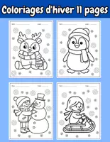 Aperçu - Jeux - Coloriages d'hiver 11 pages - Page de couverture