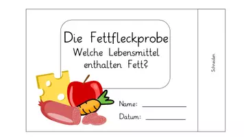 Vorschau - Arbeitsblätter - Forscherheft zur Fettfleckprobe -Ernährungspyramide - Seite 3