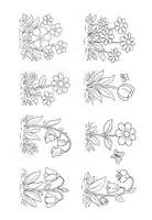 Vorschau - Arbeitsblätter - Ausmalbilder: Frühlingsblumen - Seite 1
