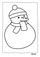 Vorschau - Arbeitsblätter - Unterrichtsmaterial Schneemann Skizzme - Seite 2