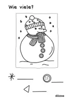 Vorschau - Arbeitsblätter - Unterrichtsmaterial Schneemann Skizzme - Seite 3