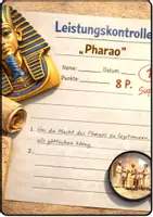 Vorschau - Test - Lernzielkontrolle | Altes Ägypten | Pharao - Deckblatt