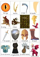 anteprima - Giochi - Dragons - parti del corpo e gioco di Kim in inglese - Pagina 3