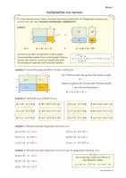 Vorschau - Arbeitsblätter - Multiplikation von Summen - TERME (Arbeitsblatt) - Seite 1