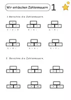 Vorschau - Unterrichtsreihen - Arbeitsblätter Zahlenmauern differenziert - Seite 3