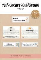Vorschau - Poster - Personenbeschreibung / Kriterien - Deckblatt