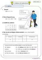 Vorschau - Arbeitsblätter - Merkblätter Mathe mit Lösungen zum Thema Addieren & Subtrahieren - Seite 2