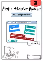 Vorschau - Unterrichtsreihen - Micro:bit - Merkheft - Arbeitsheft - Programmieren - Mikrocontroller - Seite 1