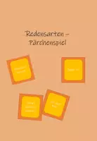Vorschau - Spiele - Deutsche Redensarten - Pärchenspiel - Deckblatt