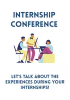 Vorschau - Arbeitsblätter - Internship Conference - Sprechen über das Praktikum. - Deckblatt