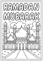 Vorschau - Mal- und Bastelvorlagen - Ausmalbilder Ramadan | Zuckerfest (Eid al-Fitr) - Seite 2