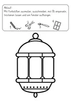 Vorschau - Arbeitsblätter - Leuchtende Ramadan Fensterbilder | Klassenprojekt | Basteln Zuckerfest (Eid al-Fitr) - Seite 2