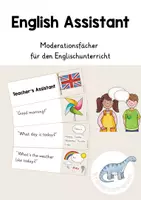 Vorschau - Anderer Materialtyp - Moderationsfächer für den Englisch Unterricht - Deckblatt