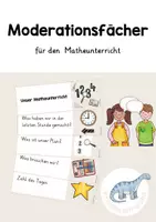 Vorschau - Anderer Materialtyp - Moderationsfächer für den Matheunterricht - Deckblatt