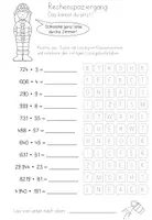 Vorschau - Arbeitsblätter - Rechenspaziergang schriftliche Multiplikation - Seite 1